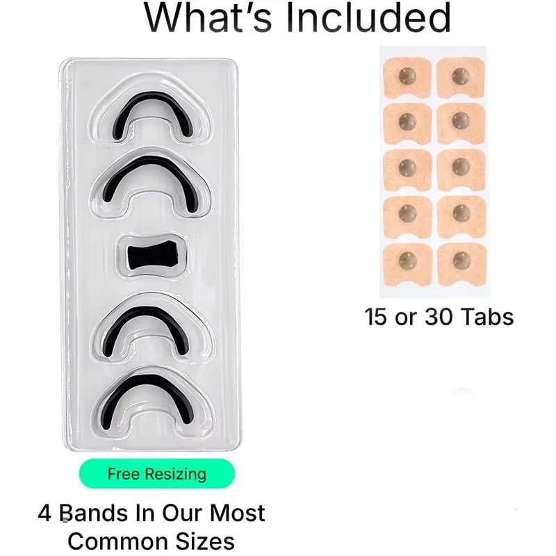 Magnetic Nasal Strips Anti-Snoring Aid
