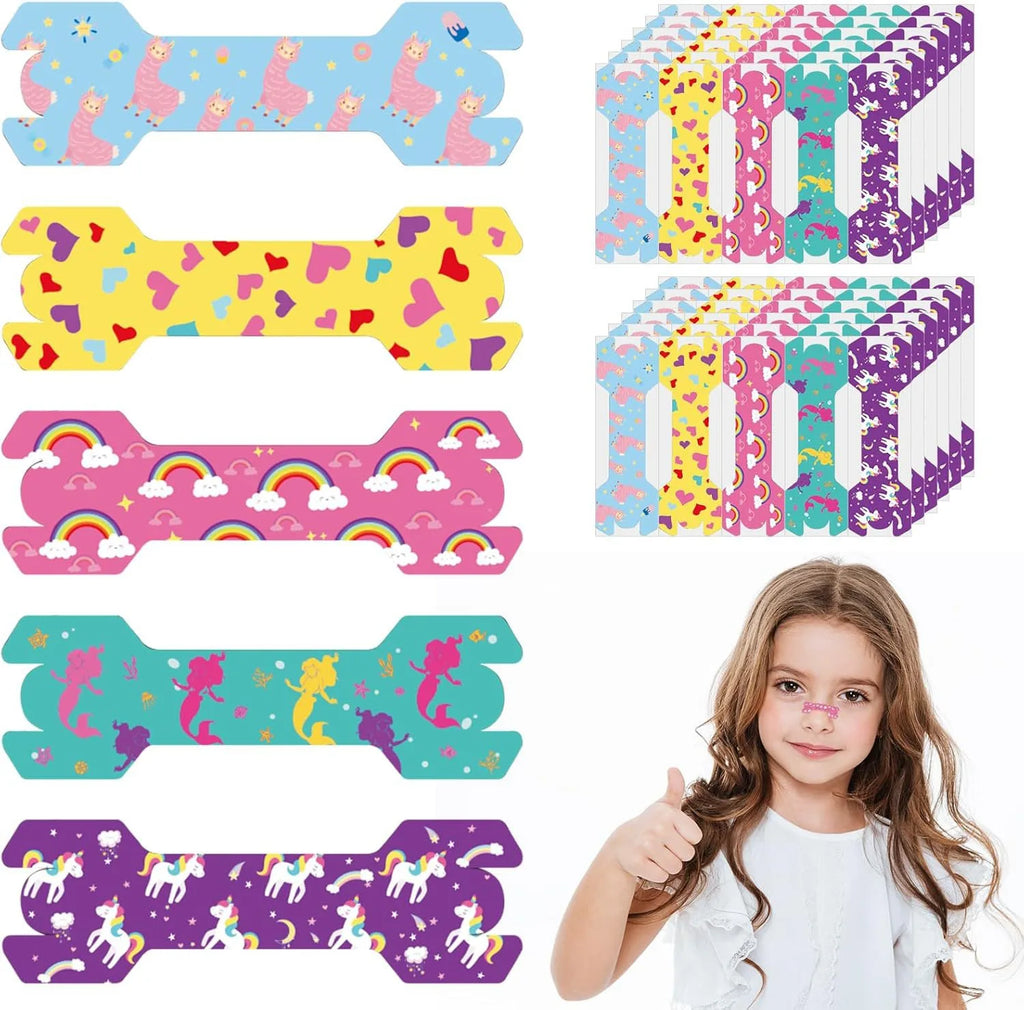 Kids Anti-Snore Nose Strips Colorful