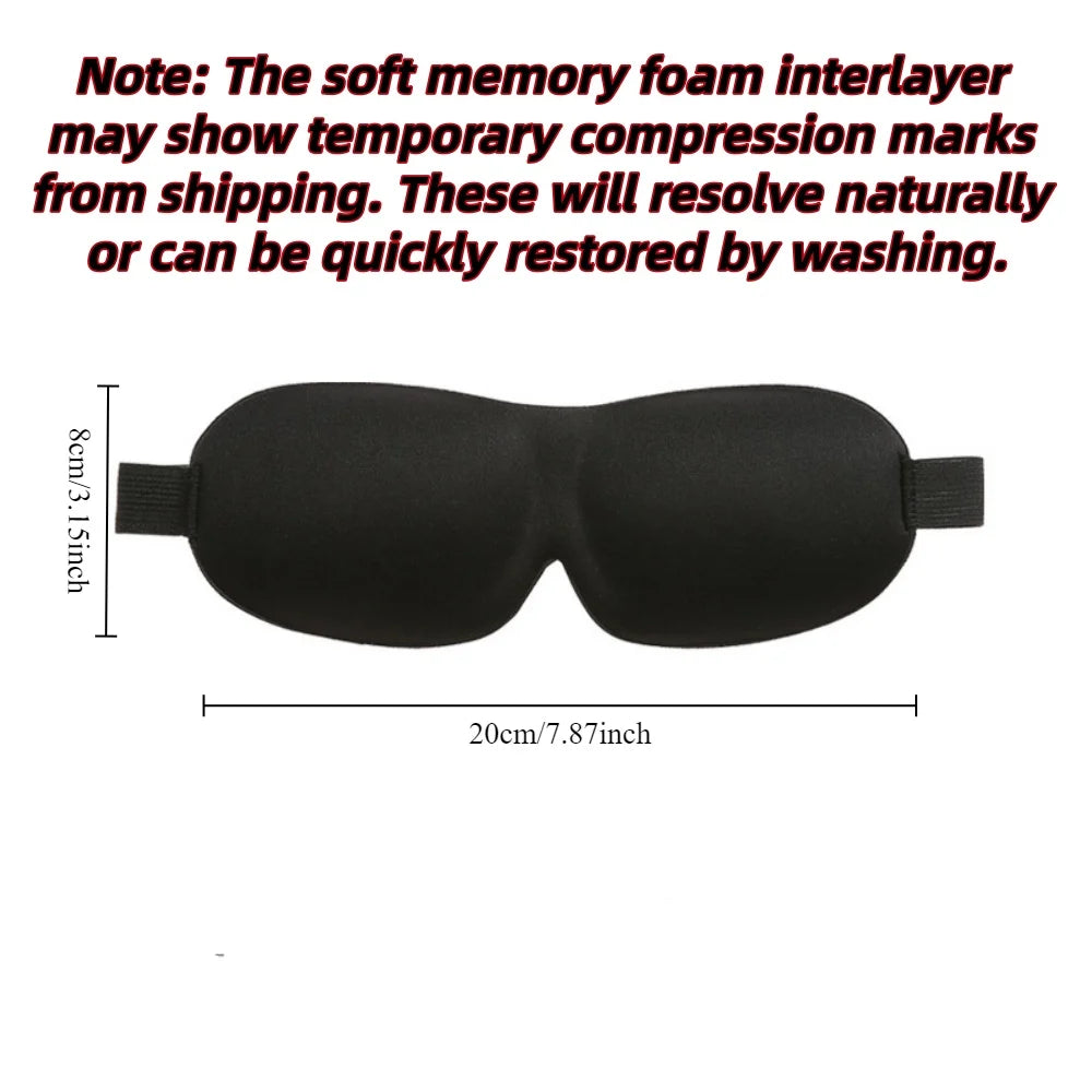 3D Sleep Mask Blindfold Sleeping