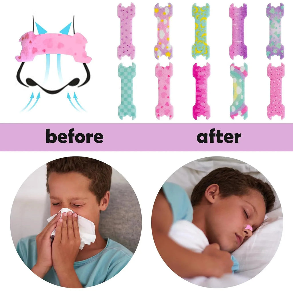 Kids Anti-Snore Nose Strips Colorful