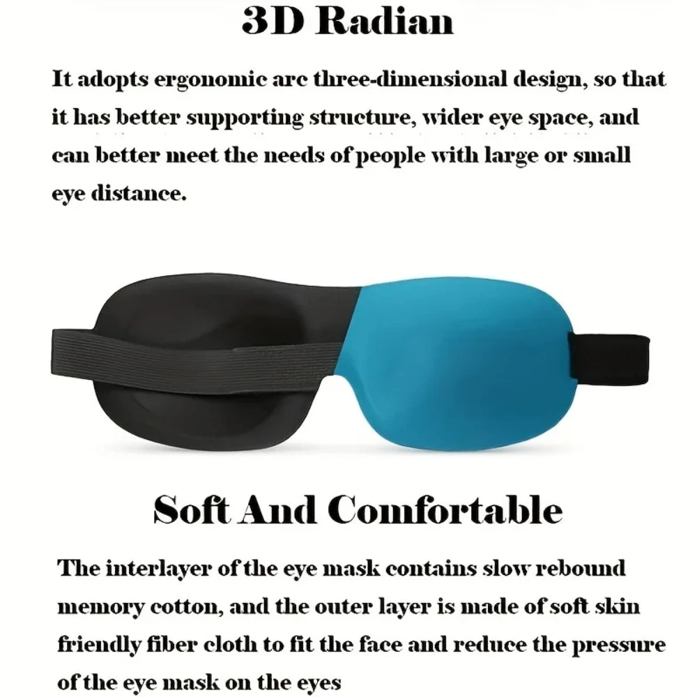 3D Sleep Mask Blindfold Sleeping