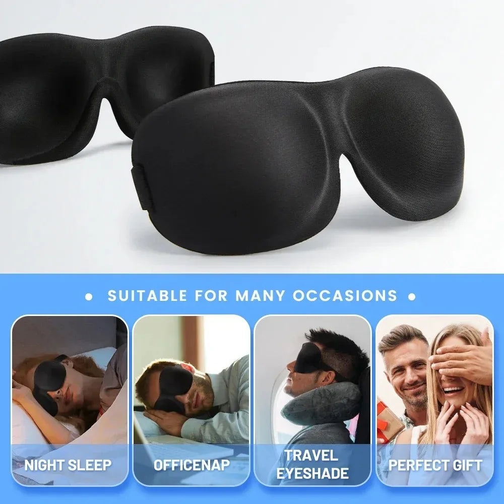 3D Sleep Mask Blindfold Sleeping