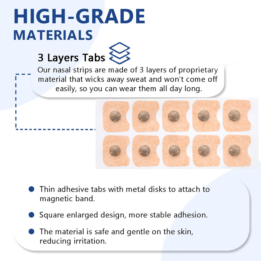 Magnetic Nasal Strips Anti-Snoring Aid