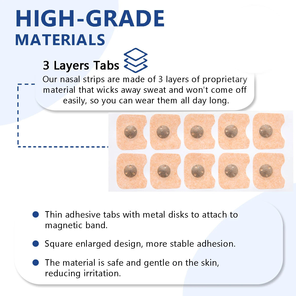 Magnetic Nasal Strips Anti-Snoring Aid